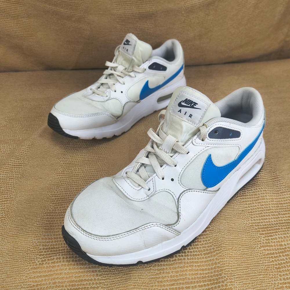 Nike Air Max SC Mens 10.5 White Blue Running Shoes CW4555-113 Sneakers - Picture 13 of 15